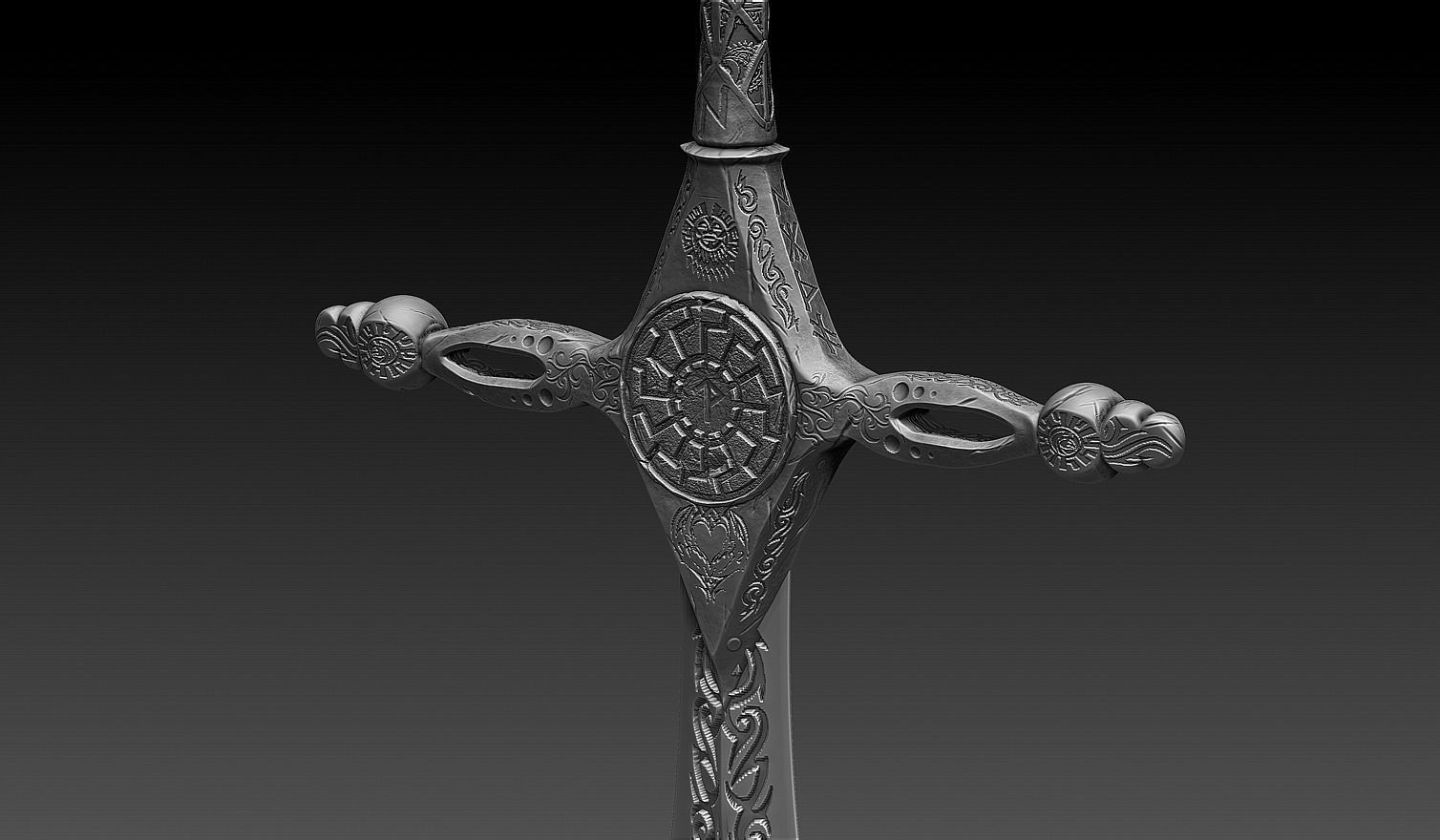 Scandinavian Warrior Neutral Pose 3D model_17