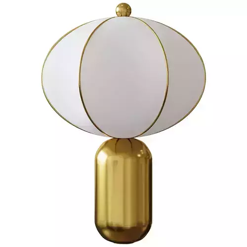 TABLE LAMP GOLD COLOR BALLOON