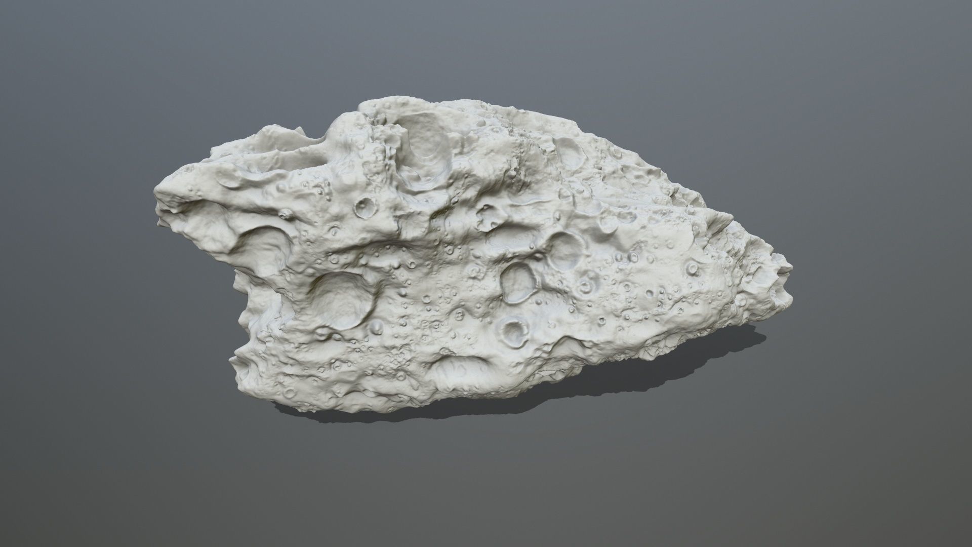 Asteroid rock 3D print model_1