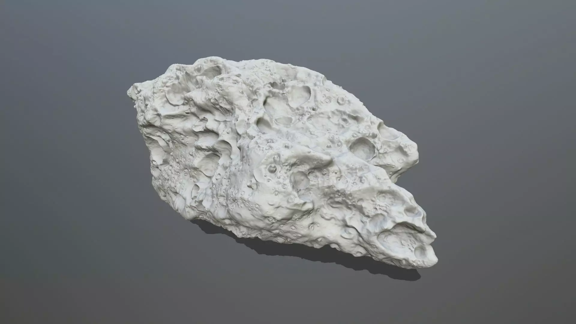 Asteroid rock 3D print model_0