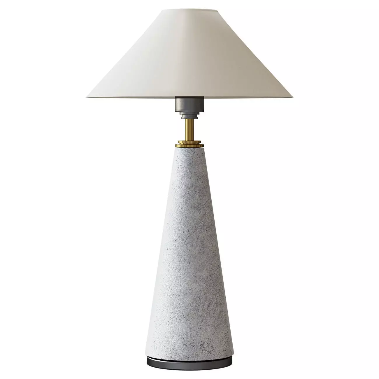 TITANO IVORY PARCHMENT TABLE LAMP 3D model