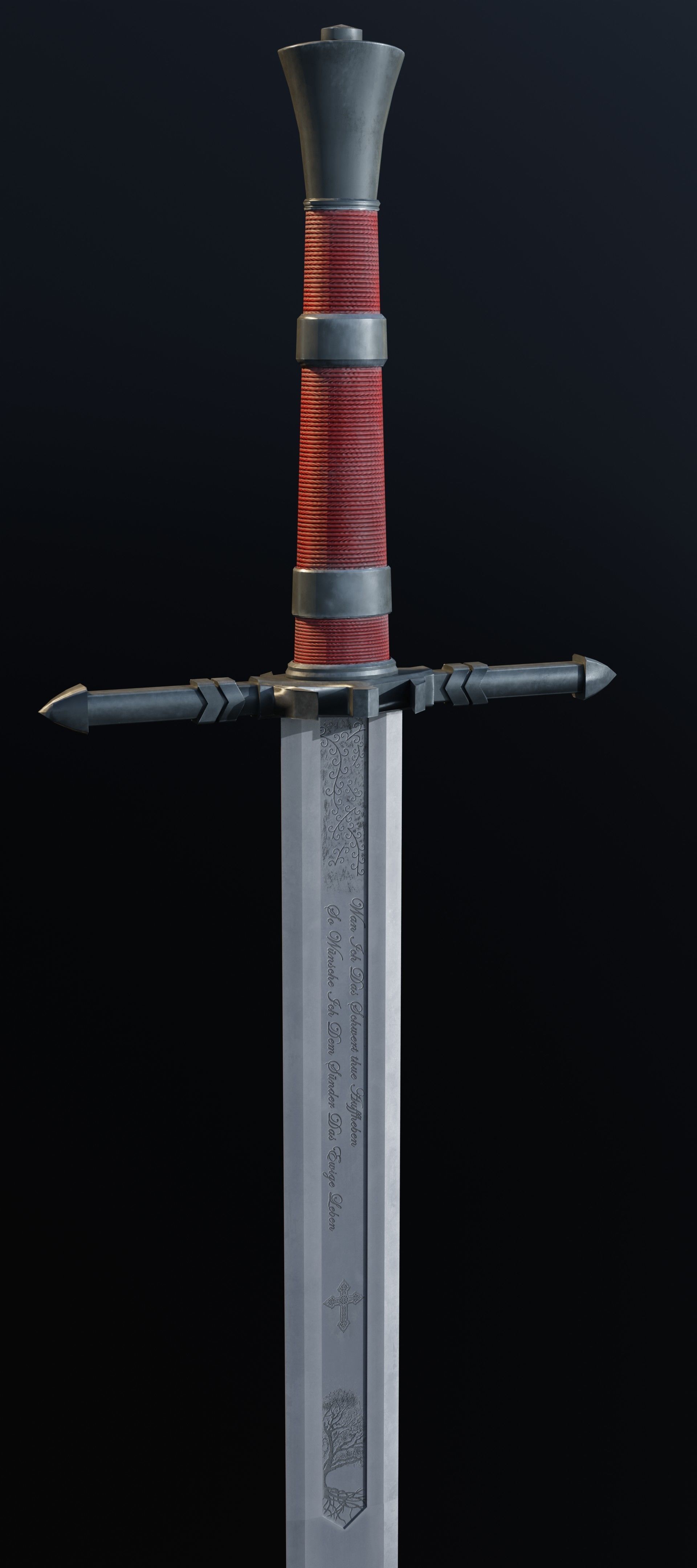 Executioner Sword - Low Poly Low-poly 3D model_4