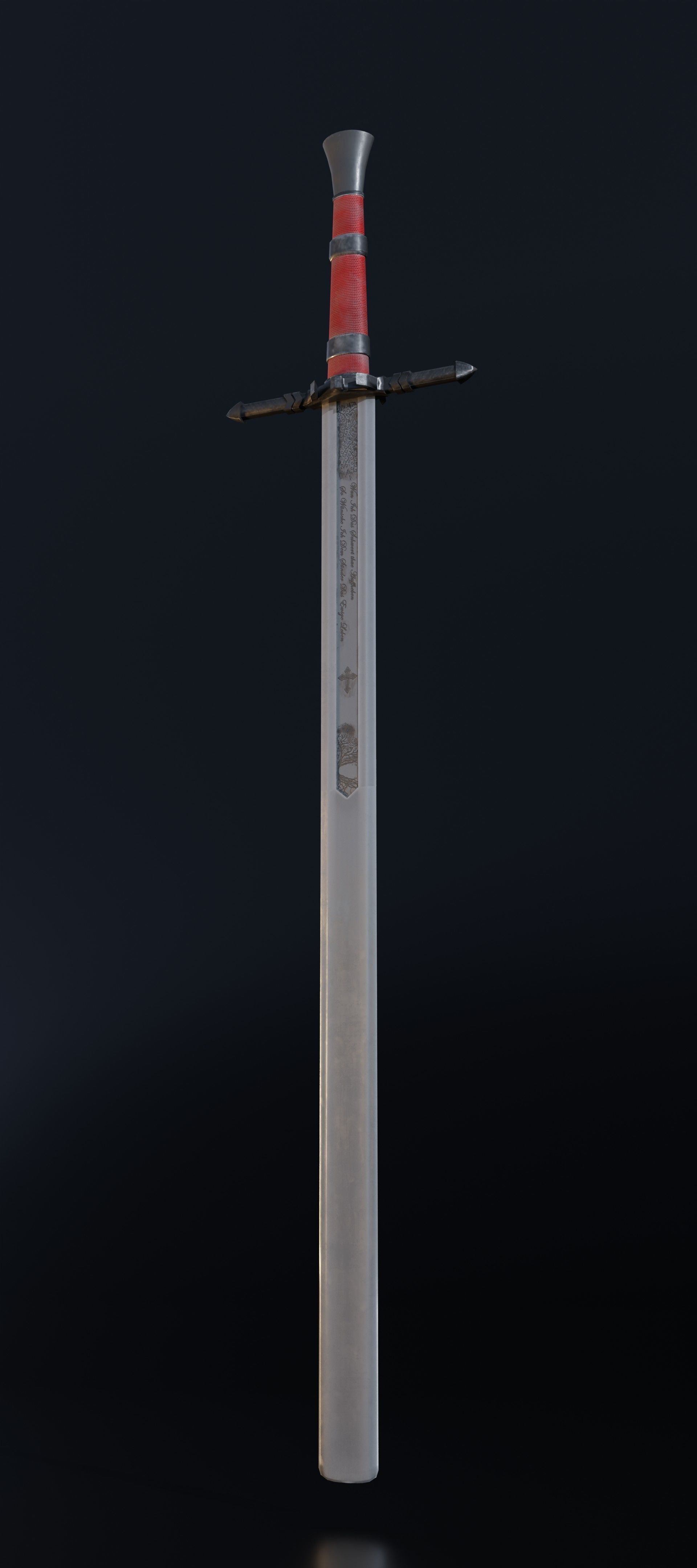 Executioner Sword - Low Poly Low-poly 3D model_5