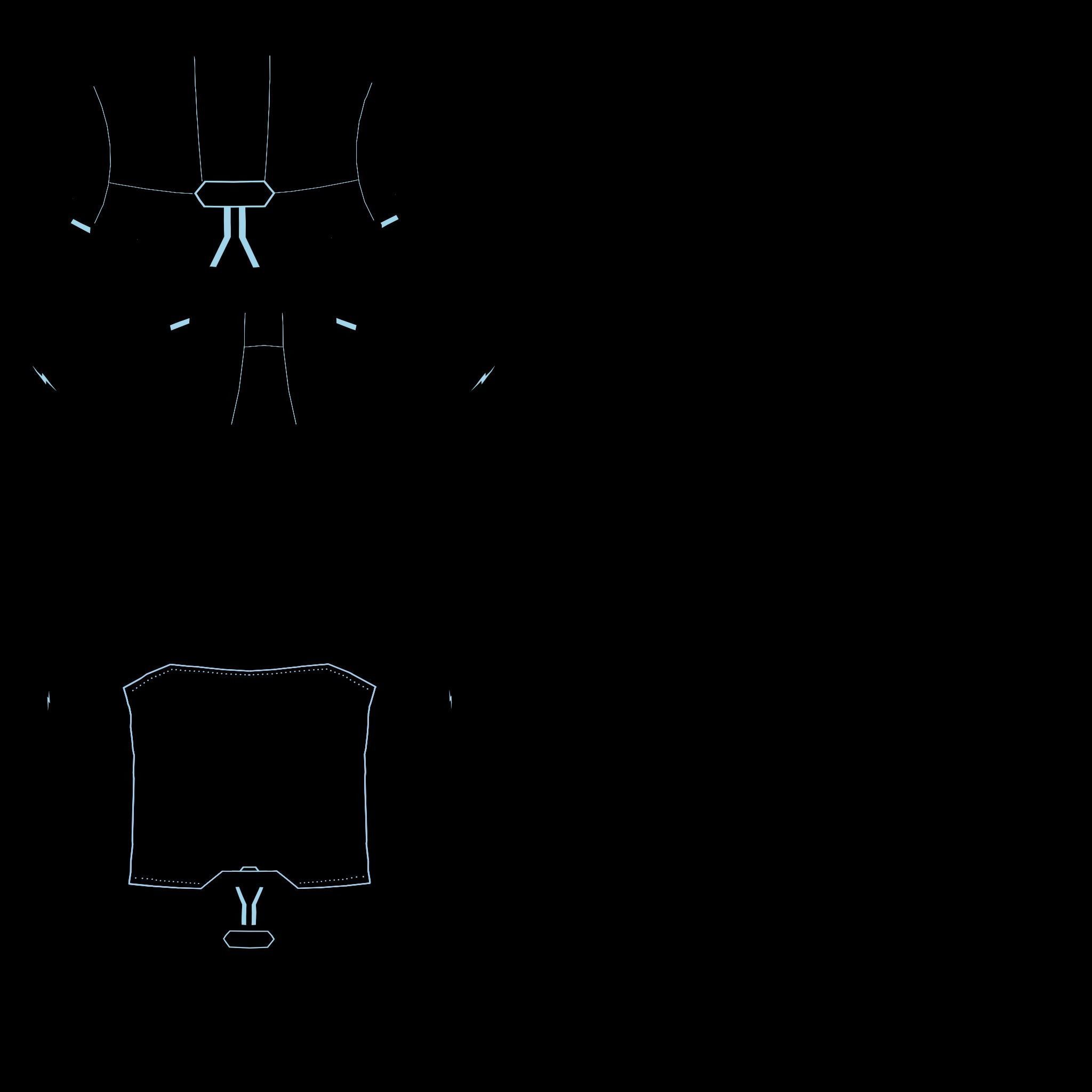 SciFi Helmet 01 - Robot Black - Character Design Fashion Low-poly 3D model_15