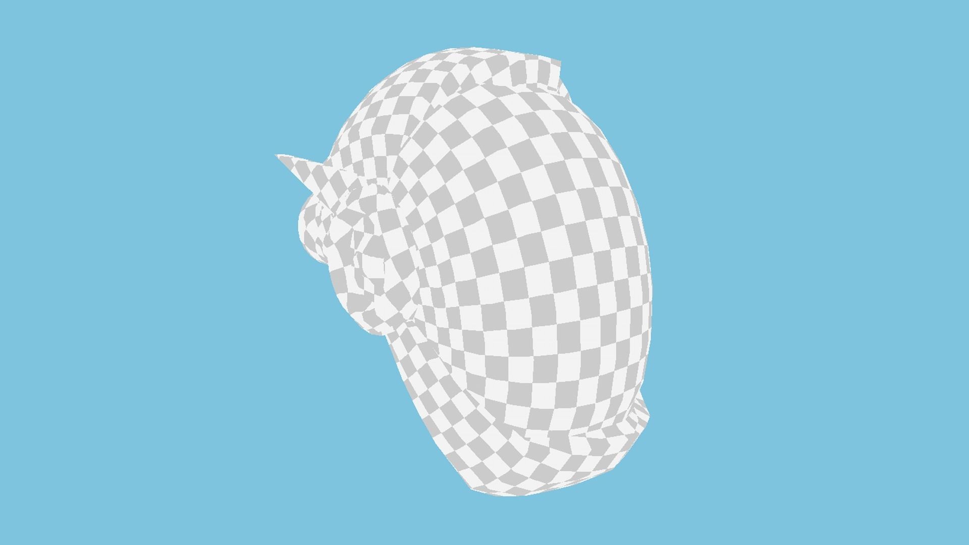 SciFi Helmet 01 - Robot Black - Character Design Fashion Low-poly 3D model_10