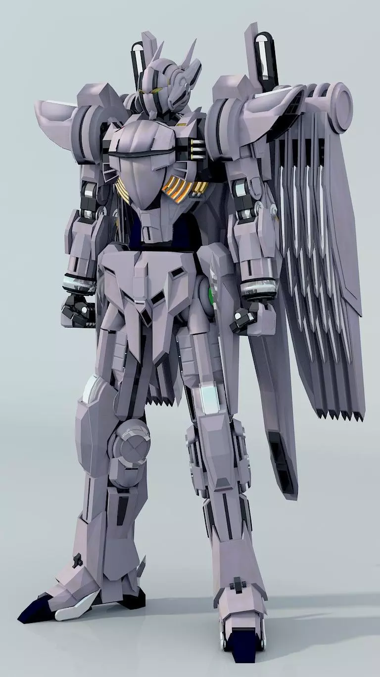 Gundam RZ-0 Free 3D model