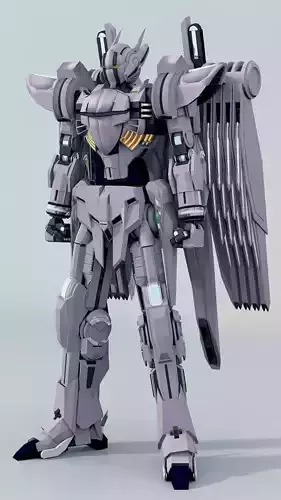 Gundam RZ-0 Free 3D model