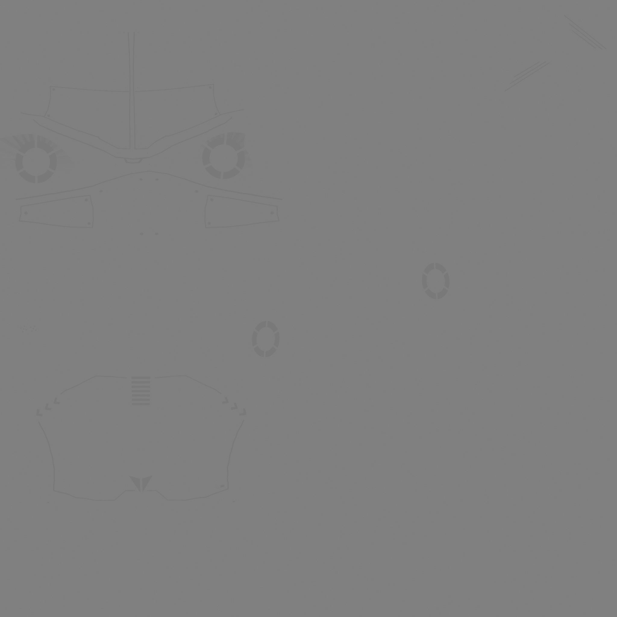 SciFi Helmet 02 - Robot Faces - Character Design Fashion Low-poly 3D model_27