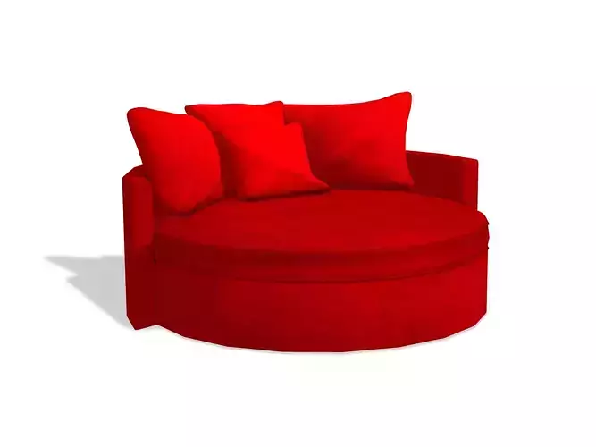 Round Couch With Cushions