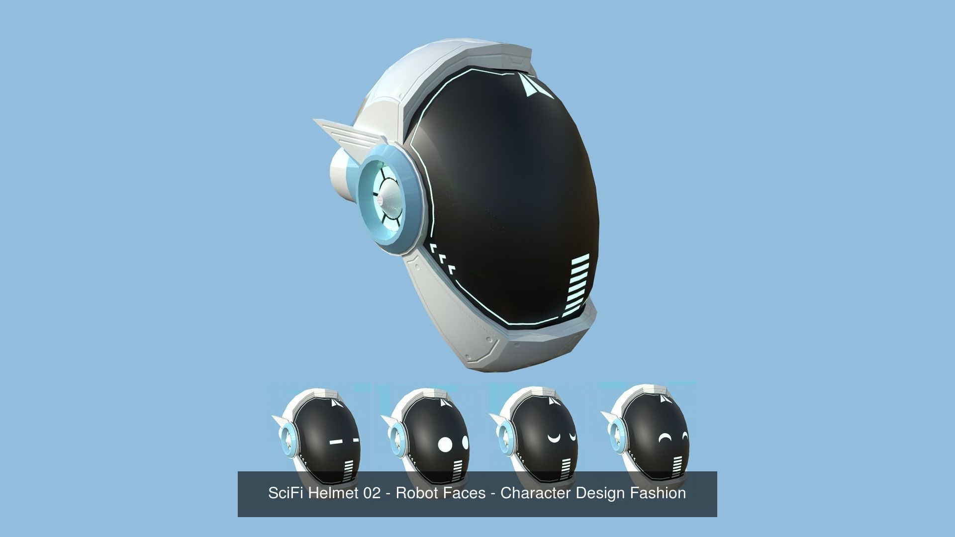 08 SciFi Helmet Collection A - Character Design Fashion _1