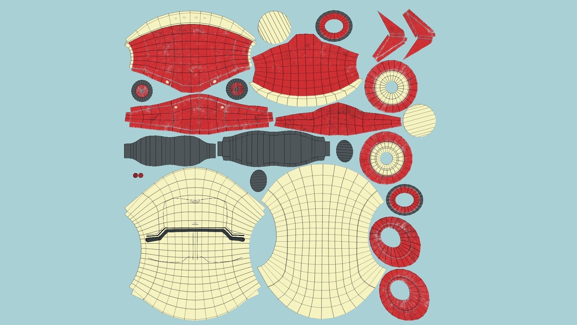 08 SciFi Helmet Collection A - Character Design Fashion _58