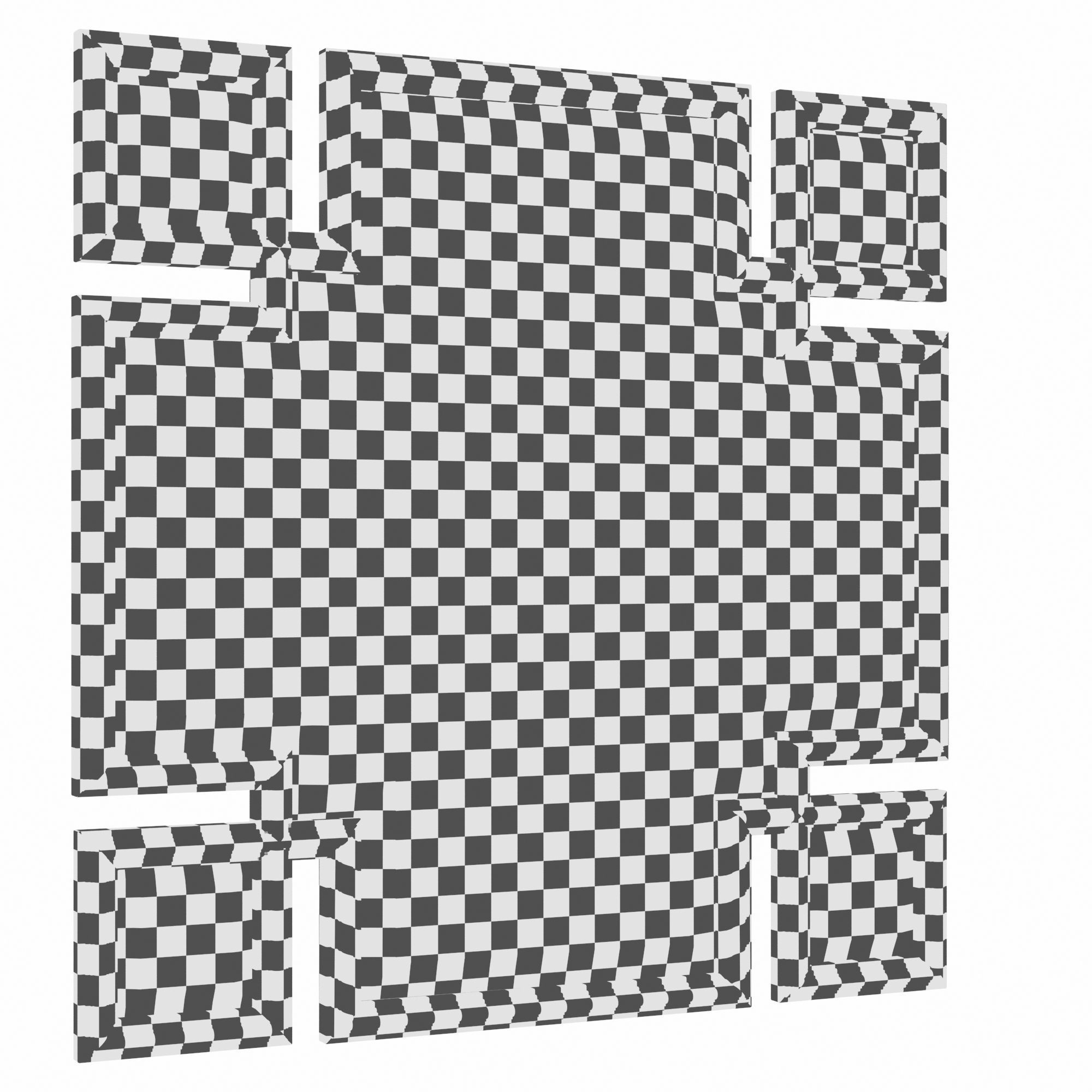 65-RZ27 Mirror square Valencia 3D model_2