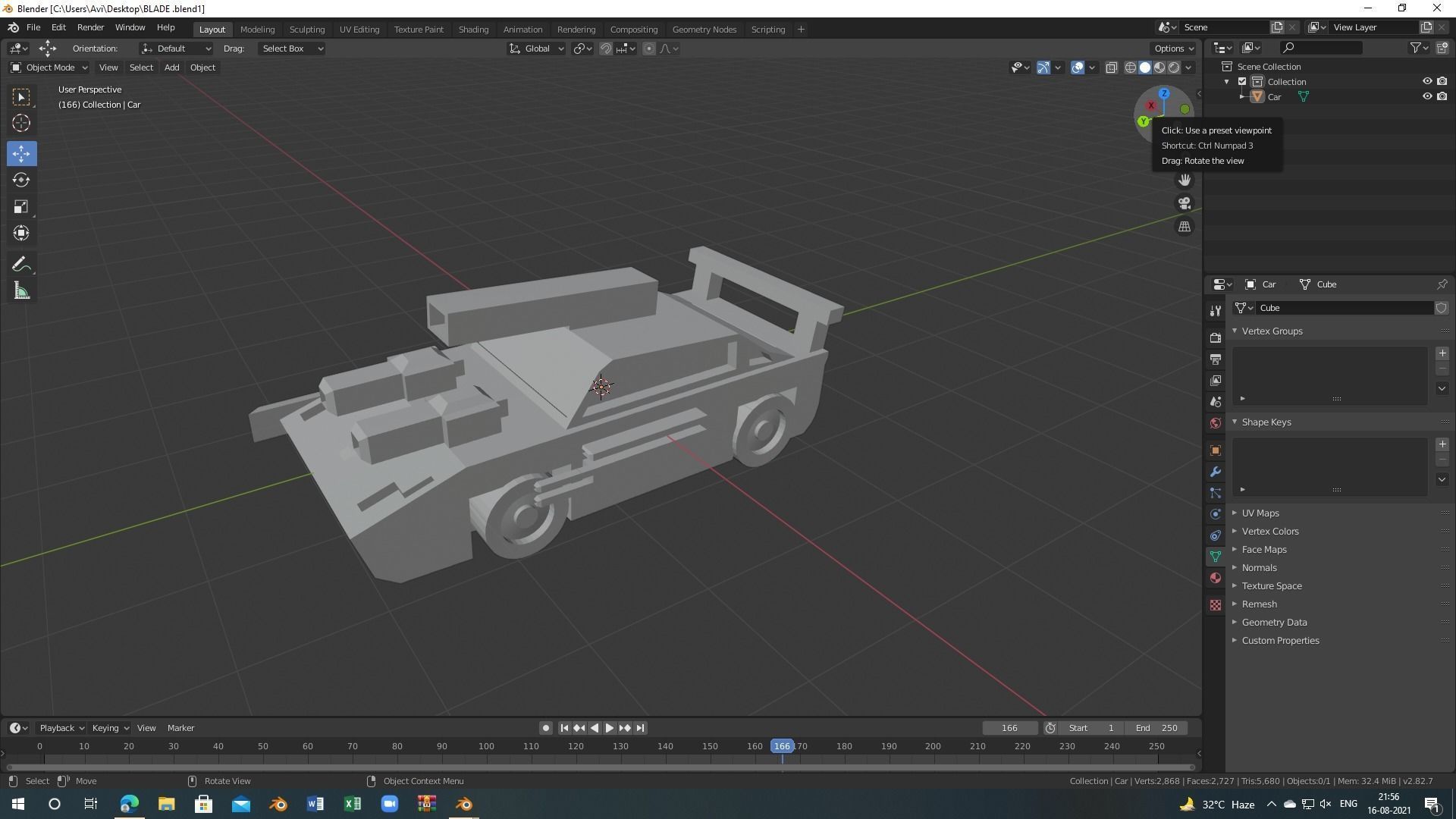 WATCHCAR armored vehicle Free 3D model_1