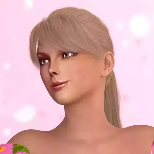 Taylor Swift 3D model