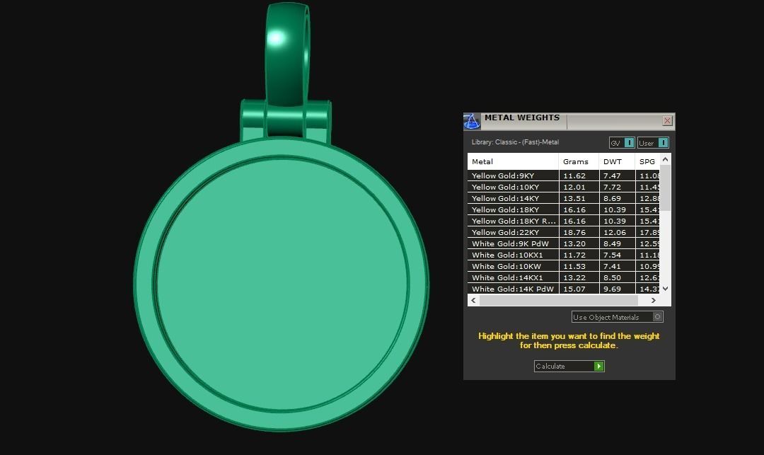 Memory Pendant 3D print model_2