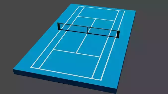 Tennis Court 3D model