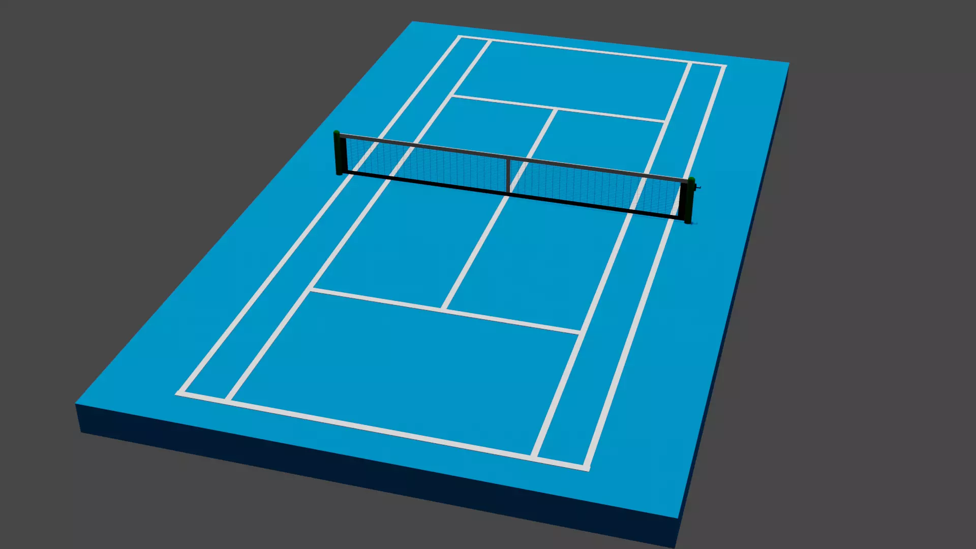 Tennis Court 3D model