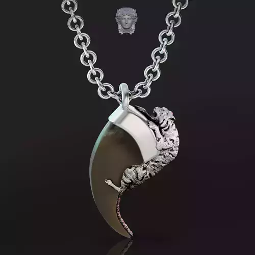  Jewelry pendant Tiger