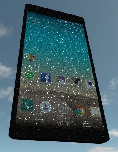 Android Smartphone Free low-poly 3D model_0