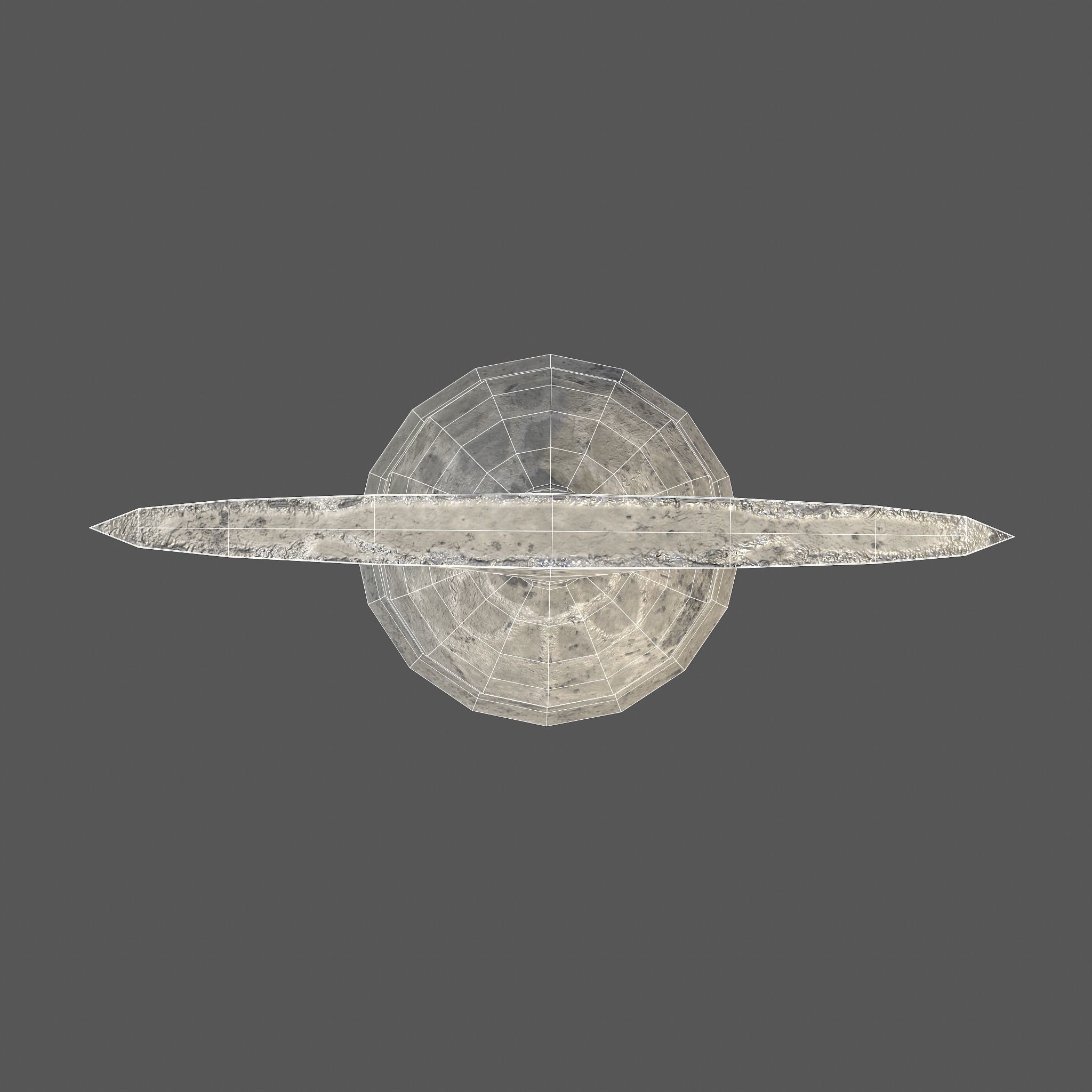 Stone Bell Low-poly 3D model_18