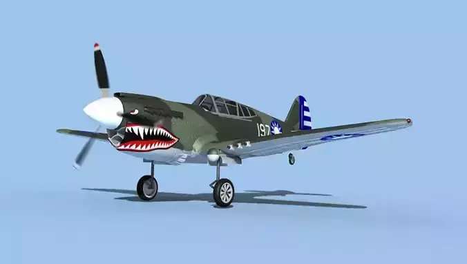 Curtiss P-40F Tomahawk V14 China