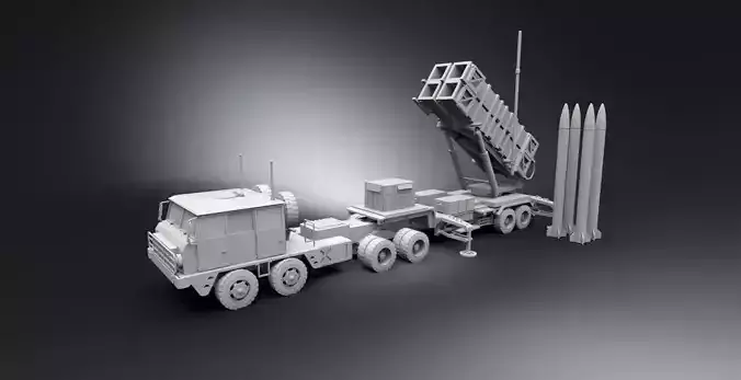 MIM 104 Patriot Missile System  3D print model