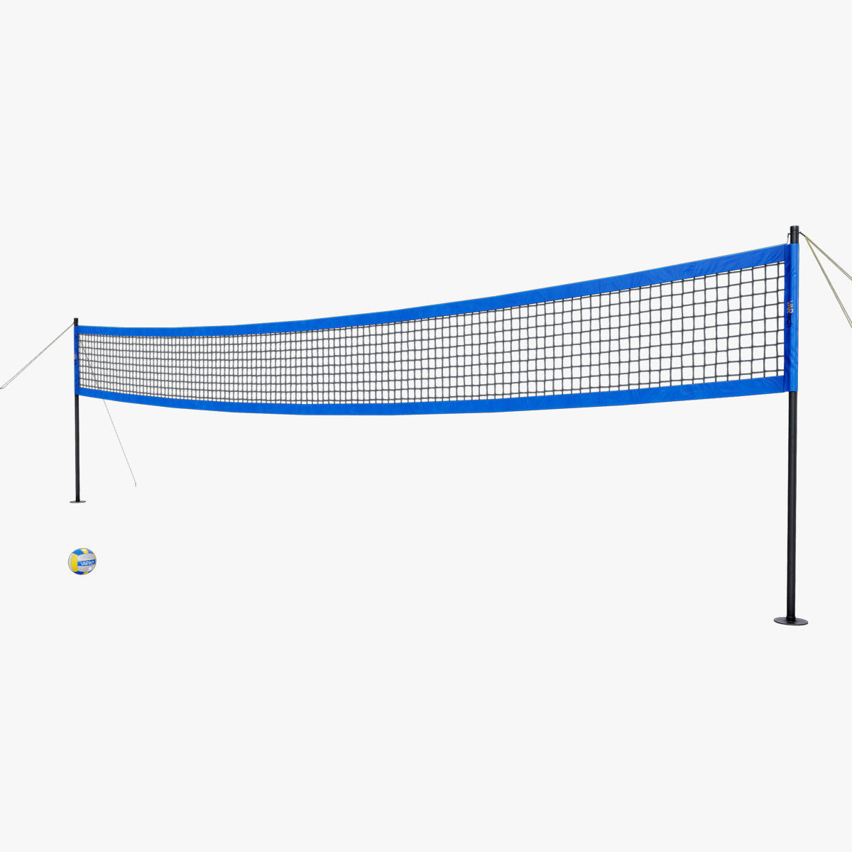 Volleyball Net with Volleyball Low-poly 3D model_12