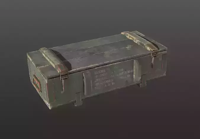 Ammo Crate PBR  3d Model 