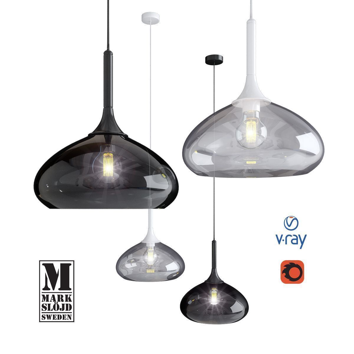 COOPER ceiling light 3D model_0