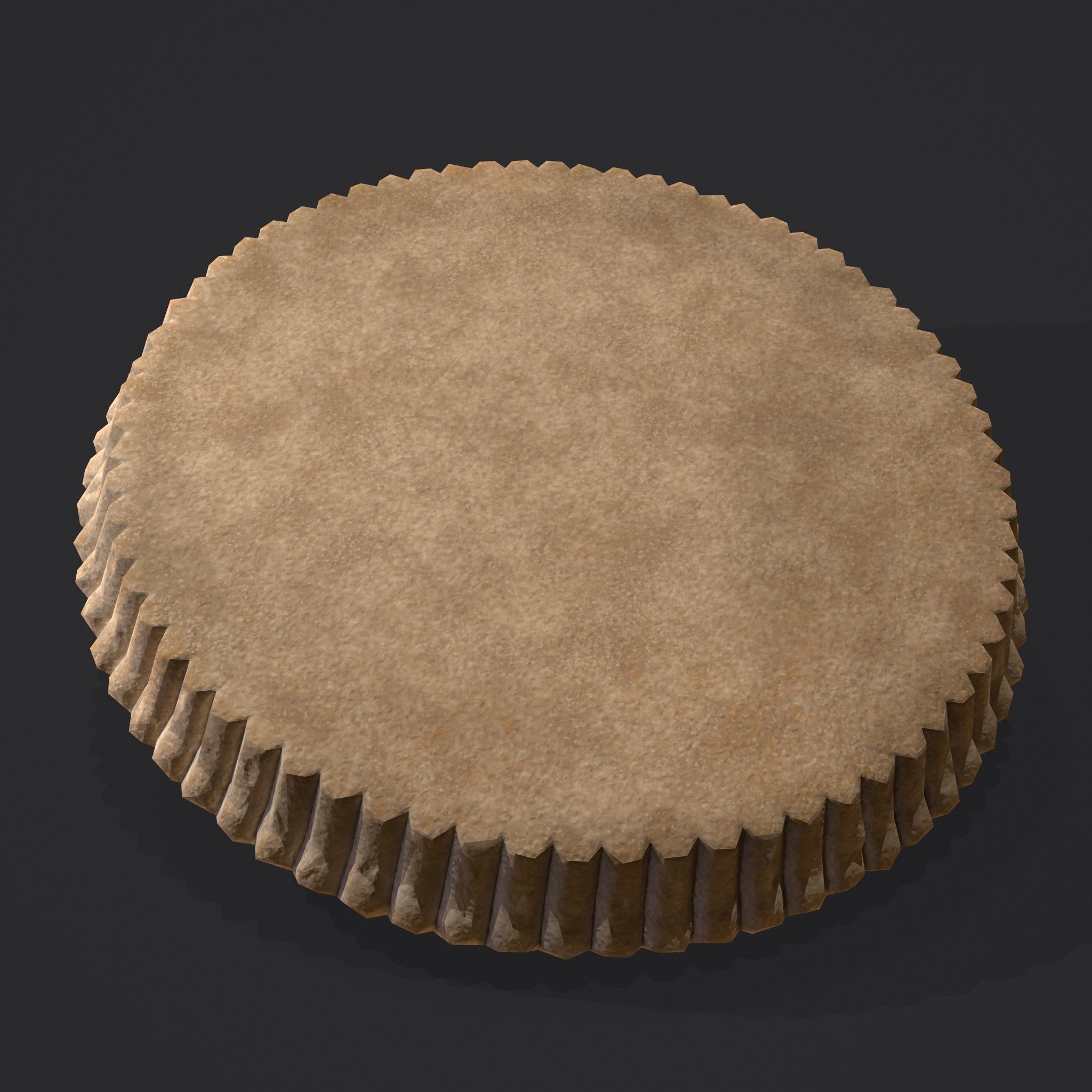 Apple Slice Pie  Low-poly 3D model_17