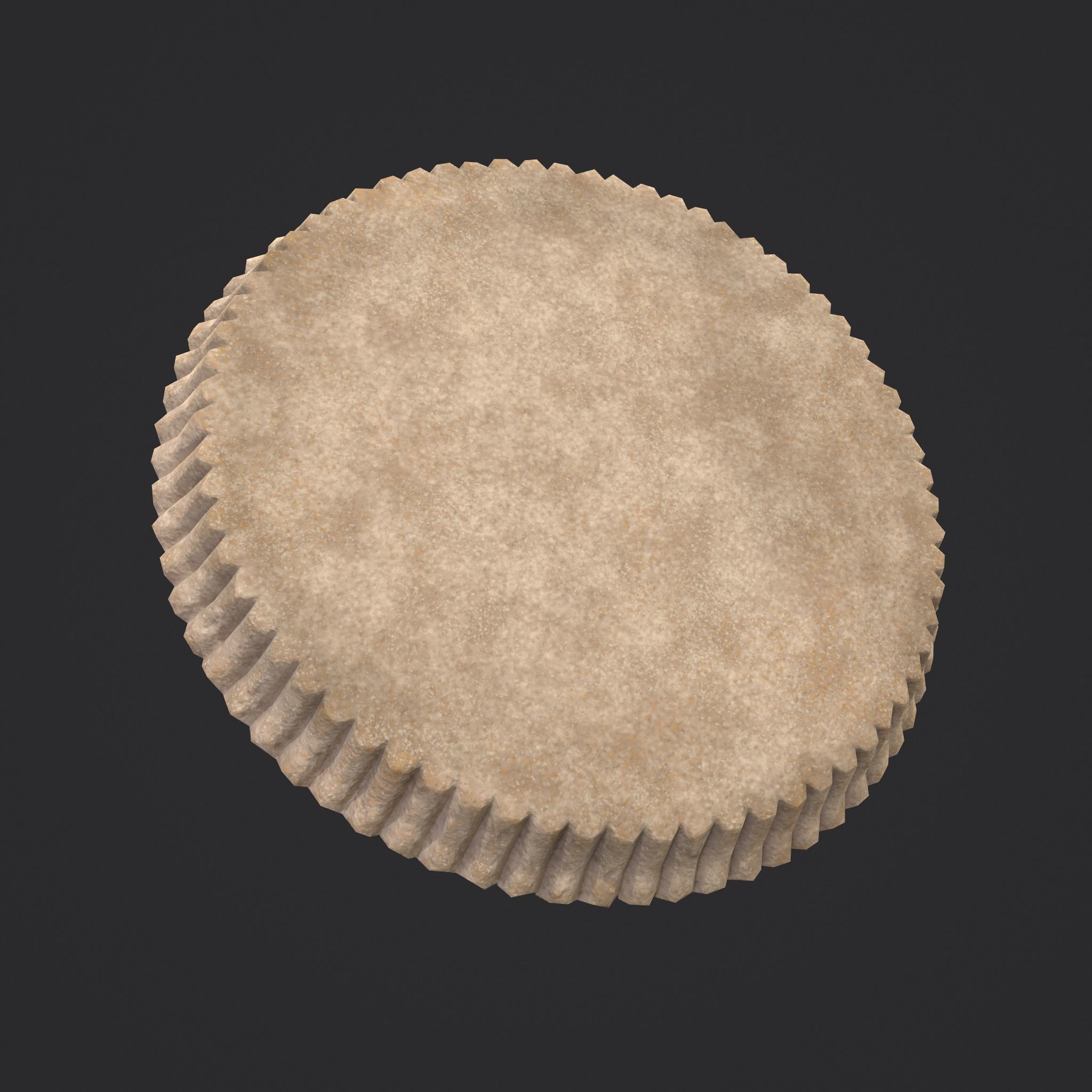 Apple Slice Pie  Low-poly 3D model_15