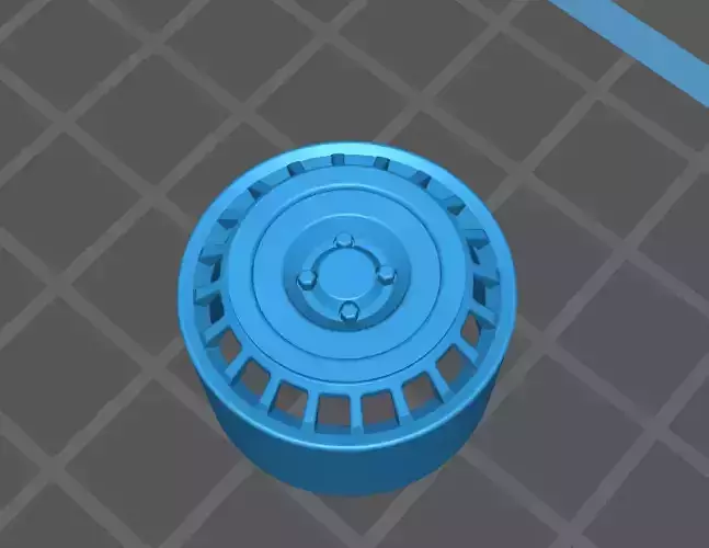 Ronal Aero 16 Rims for Diecast Car