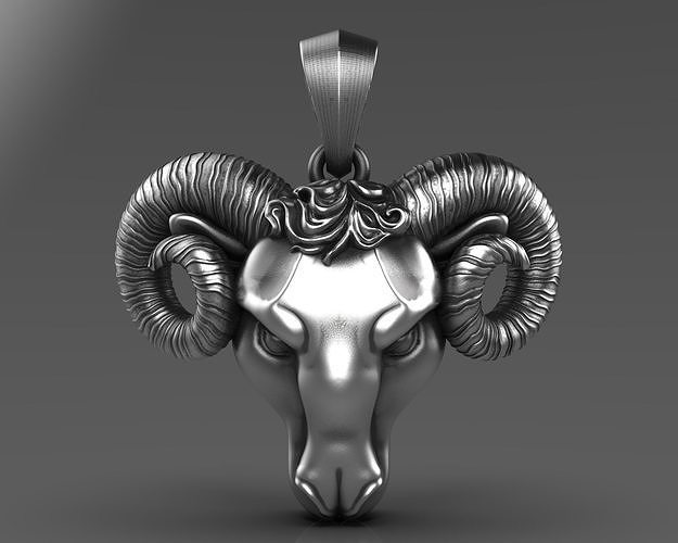 pendant aries 3D model