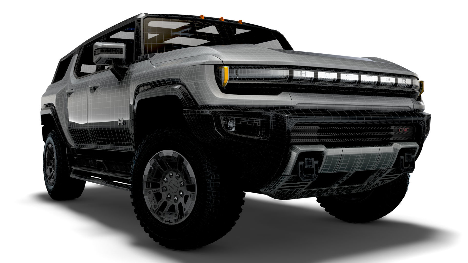 Hummer EV GMC SUV 2024 3D model_12