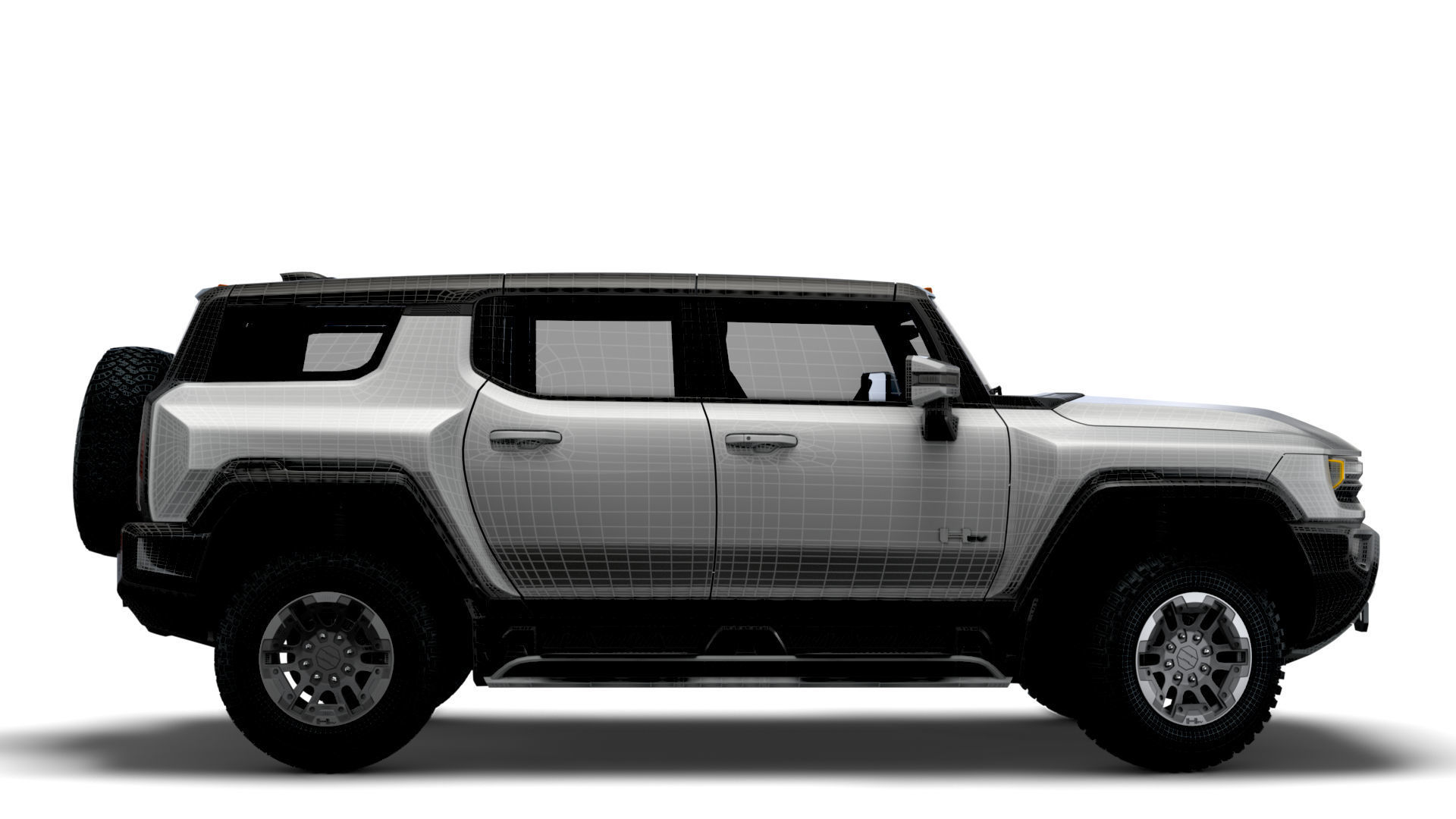 Hummer EV GMC SUV 2024 3D model_13