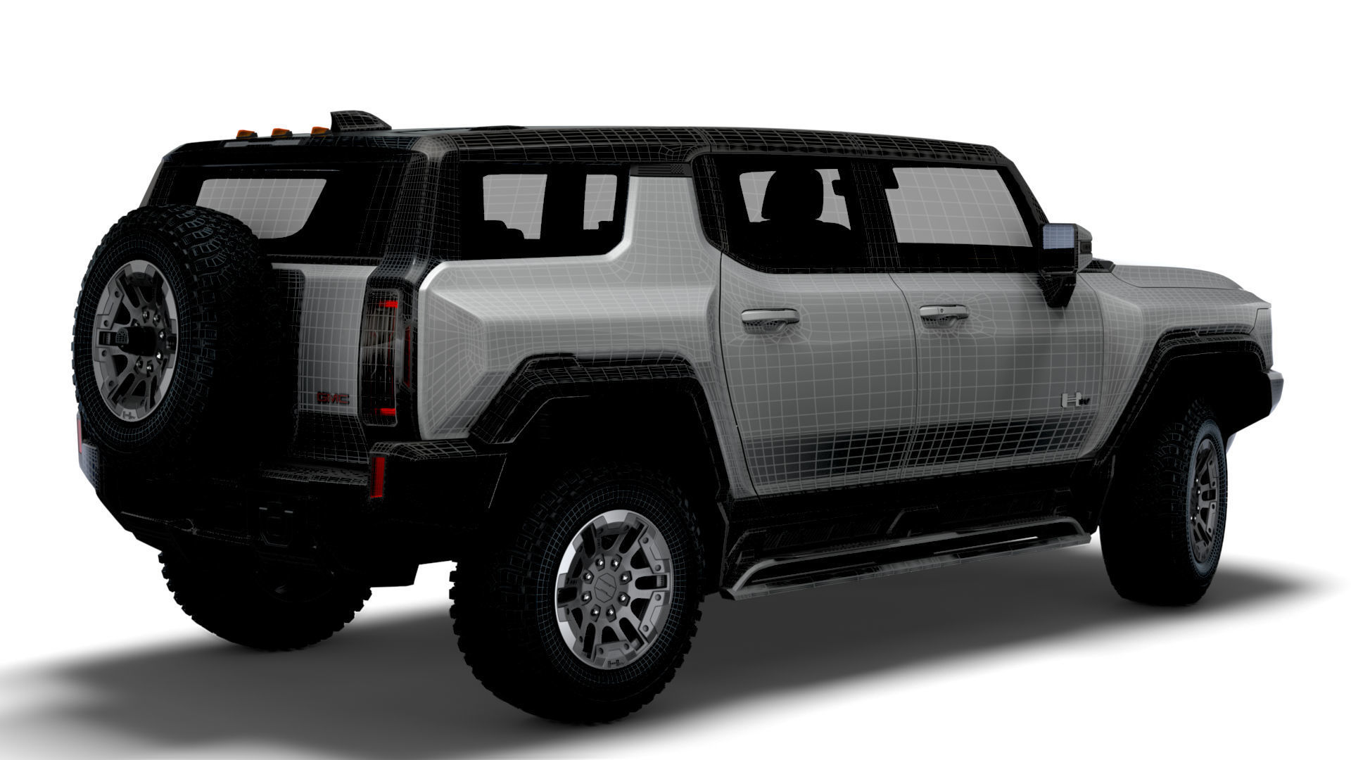 Hummer EV GMC SUV 2024 3D model_14