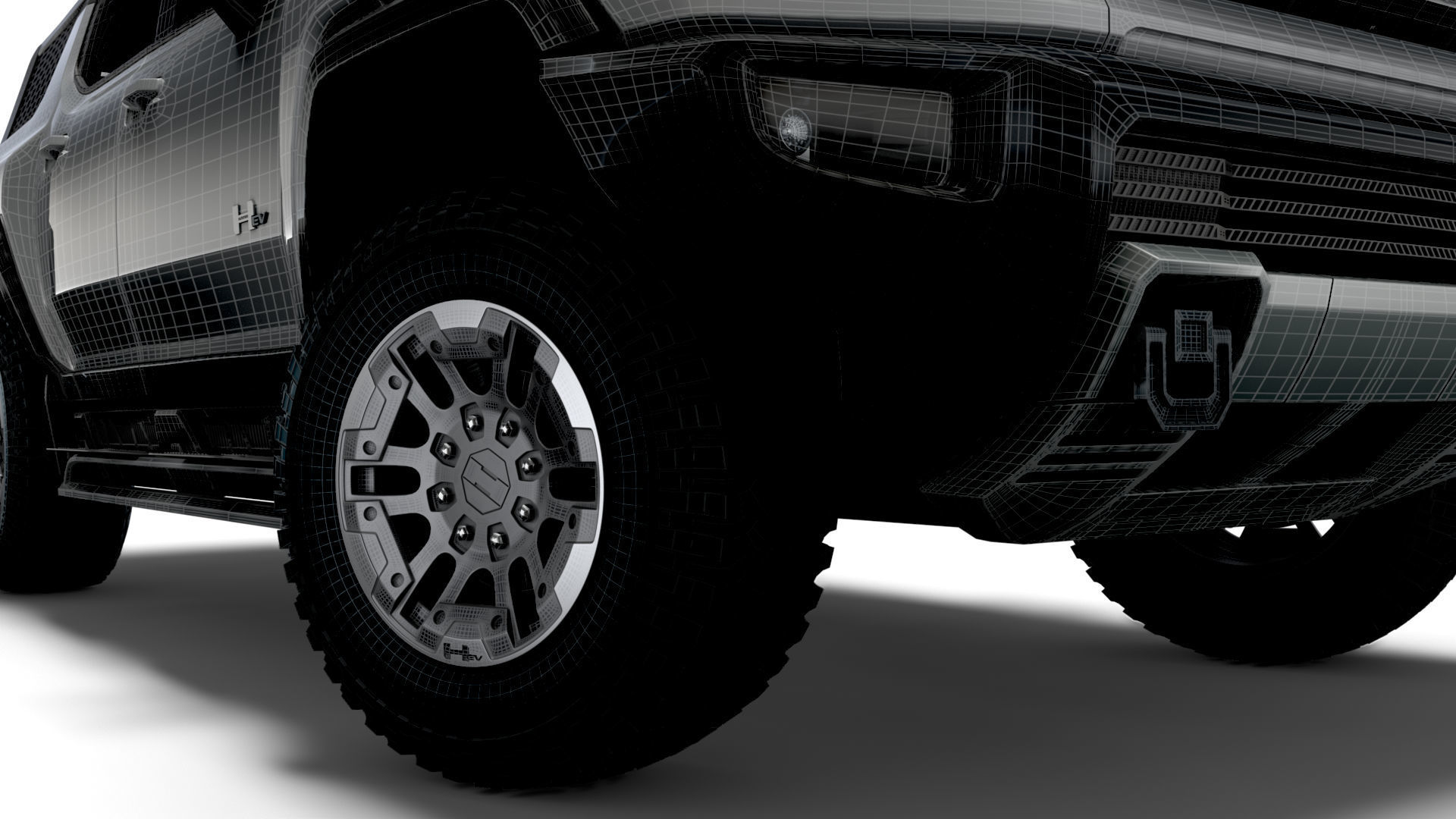 Hummer EV GMC SUV 2024 3D model_17