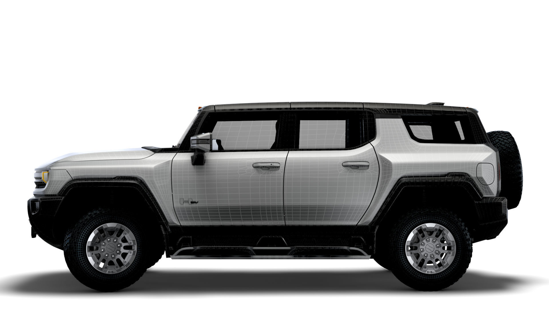 Hummer EV GMC SUV 2024 3D model_16