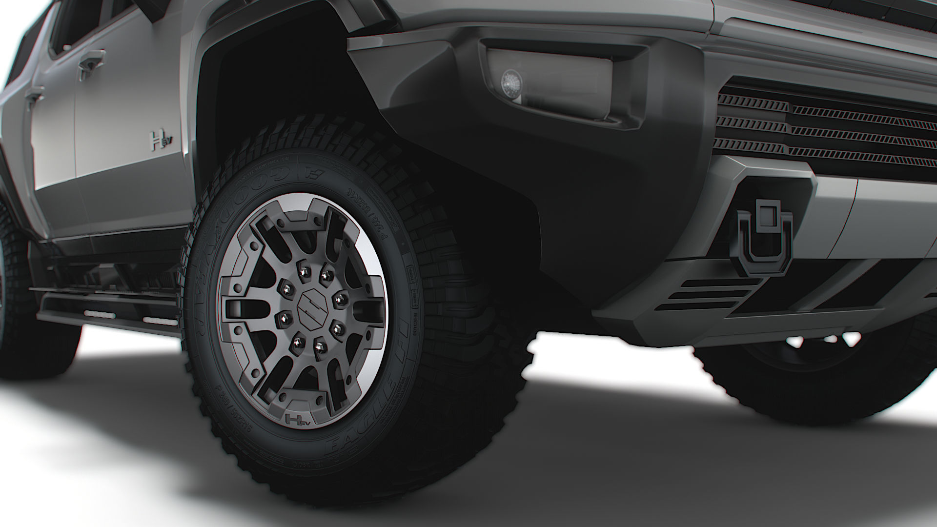 Hummer EV GMC SUV 2024 3D model_6