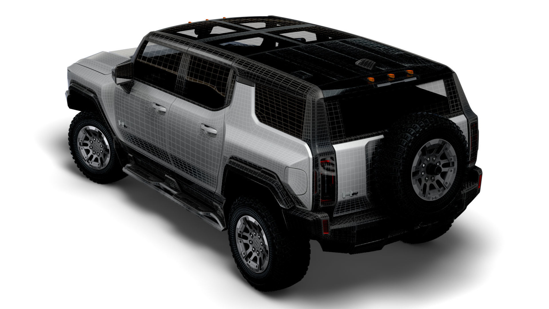Hummer EV GMC SUV 2024 3D model_15