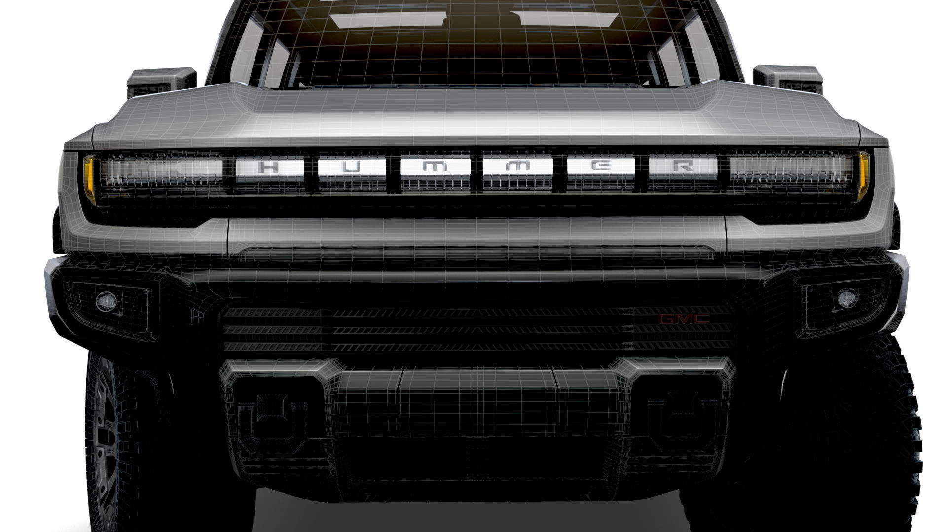 Hummer EV GMC SUV 2024 3D model_19