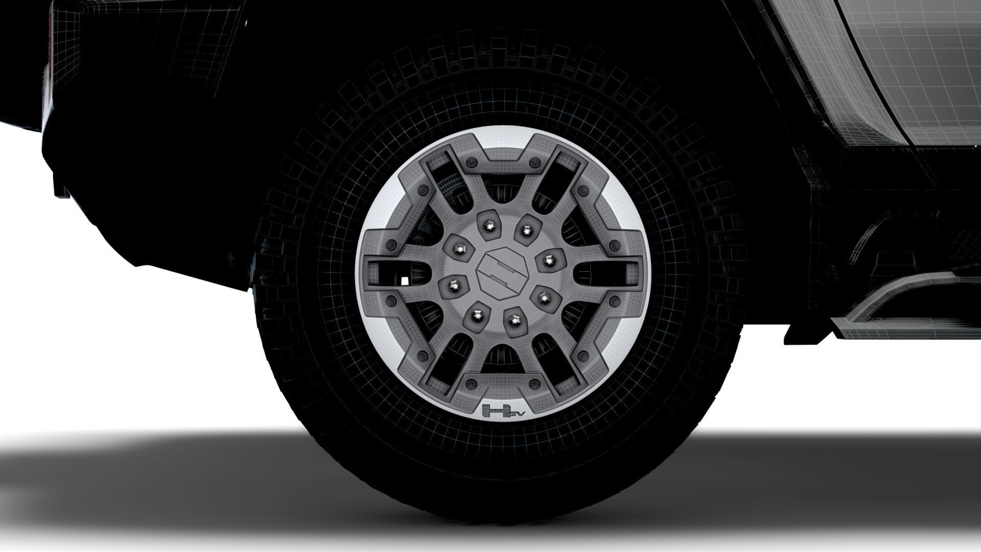 Hummer EV GMC SUV 2024 3D model_21