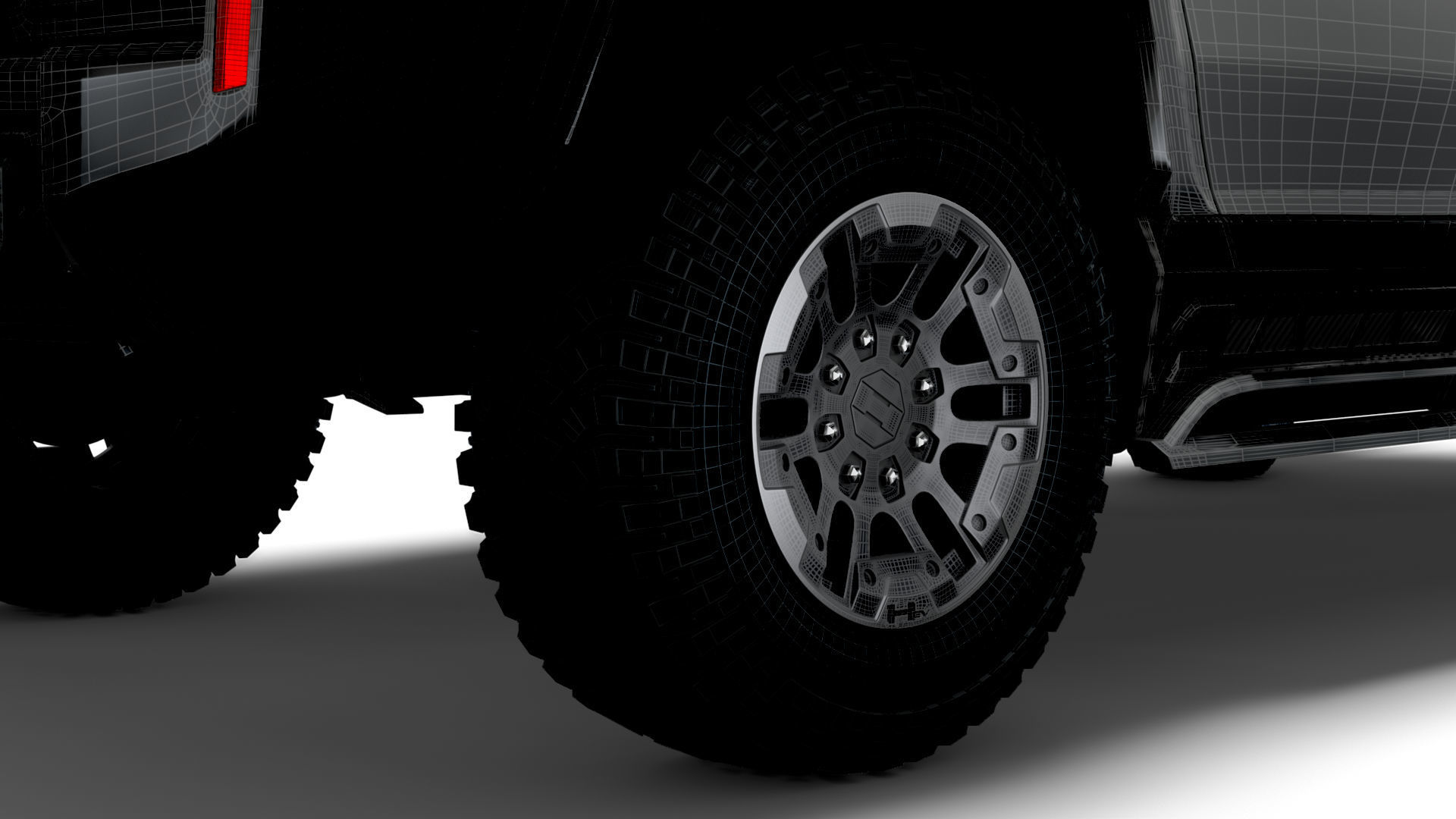 Hummer EV GMC SUV 2024 3D model_23