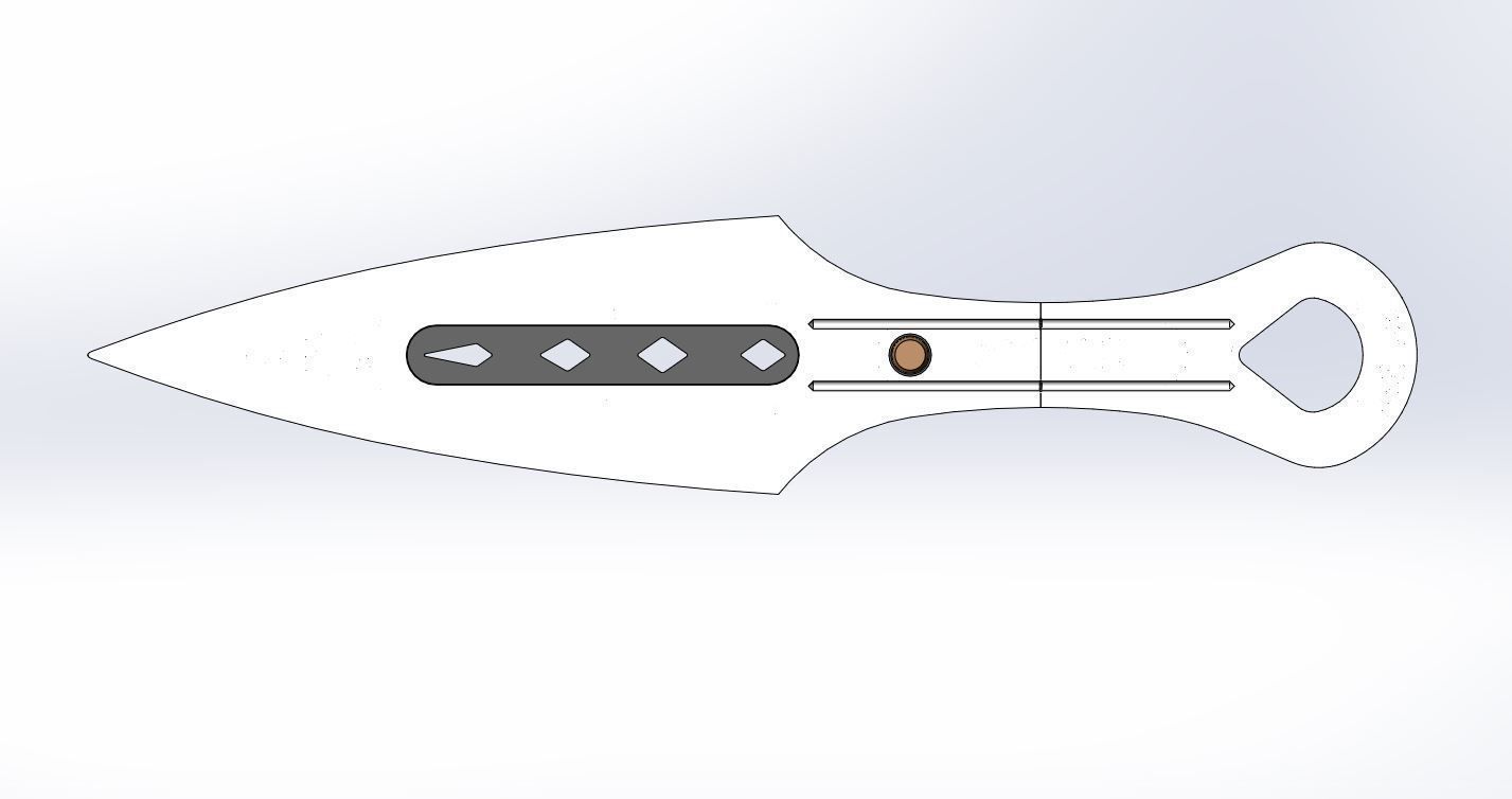 Wraith Heirloom Knife from the game Apex Legends 3D print model_31