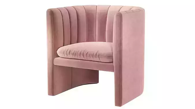 LOAFER SC23 And Tradition Easy Chair 3D model