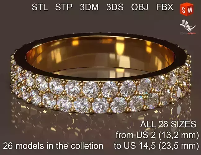 Infinity ring 3D print model