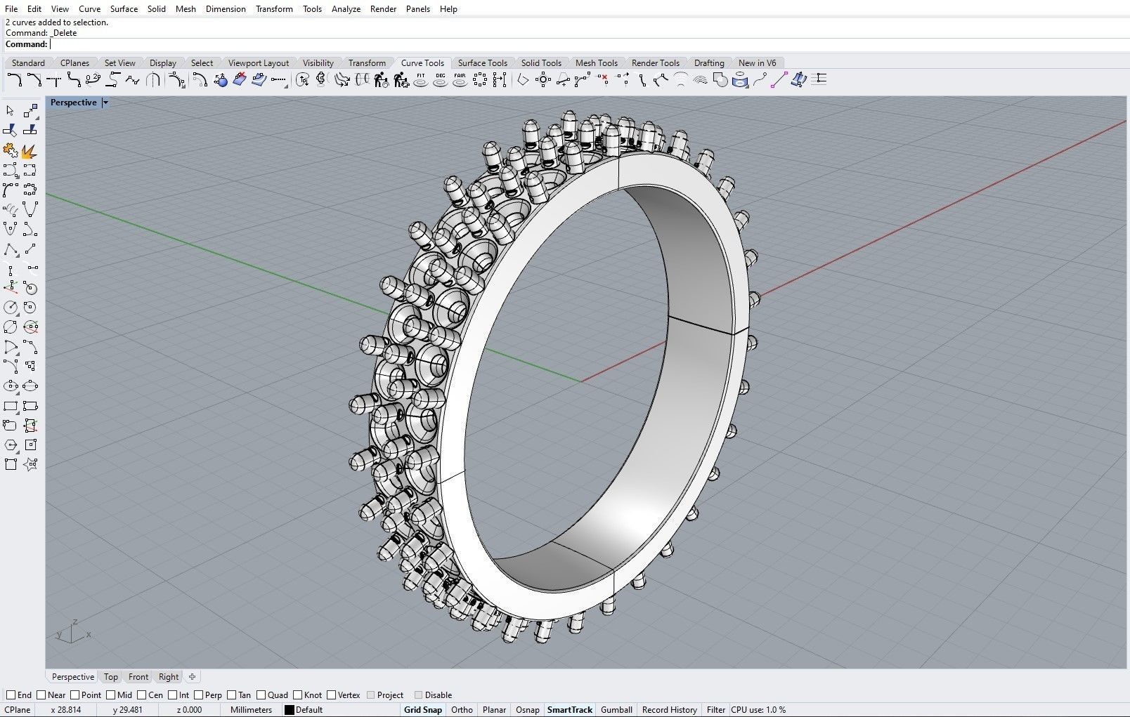 Infinity ring 3D print model_3