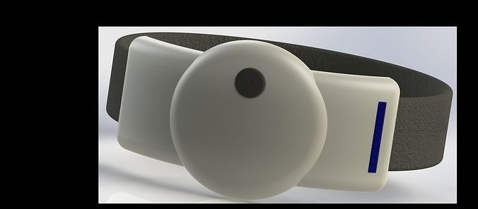 Tracking anklet asset Low-poly 3D model