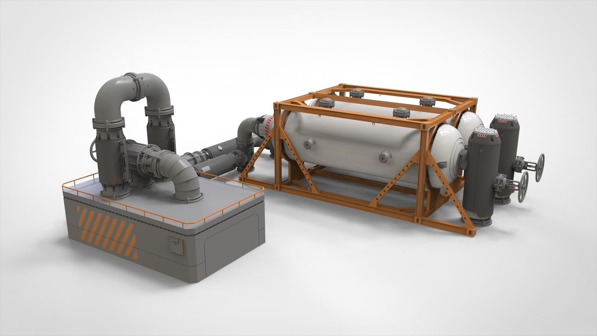 Sci Fi Modular Environment 14 3D model_18