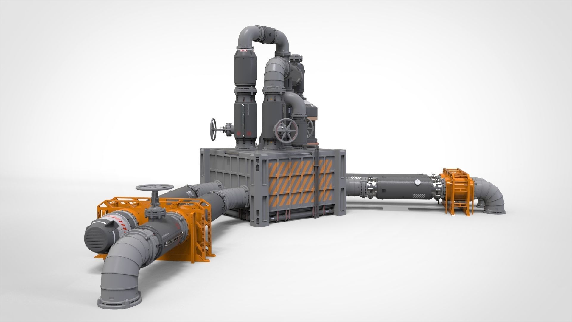 Sci Fi Modular Environment 14 3D model_7